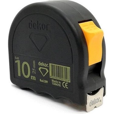 DEKOR METRE SİYAH 10X25 MM HS309